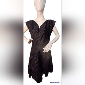 COPY - reserved for aerobic 40s true vintage black dress big band